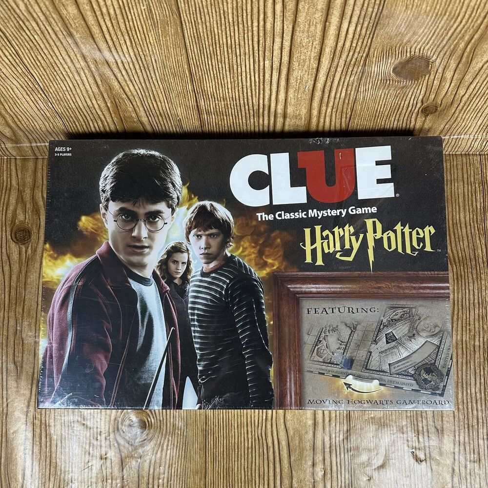 Clue Harry Potter Edition Board Game New Sealed Hogwarts Mystery Complete